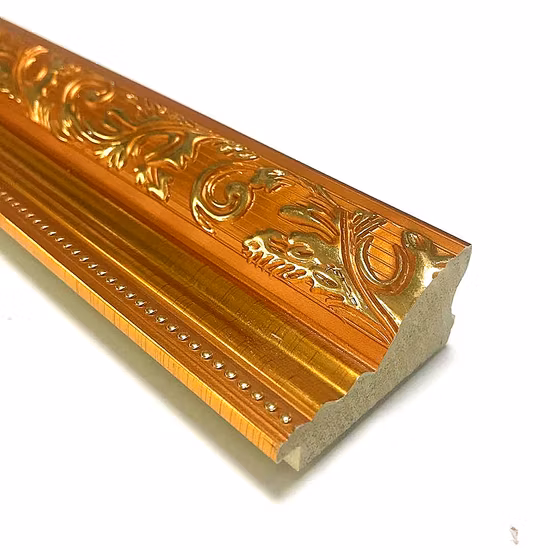 Grande lusso europeo vintage foto pittura a olio foto cornici in legno classico oro legno sublimazione spazi vuoti tela stampaggio vintage in vetro all'ingrosso